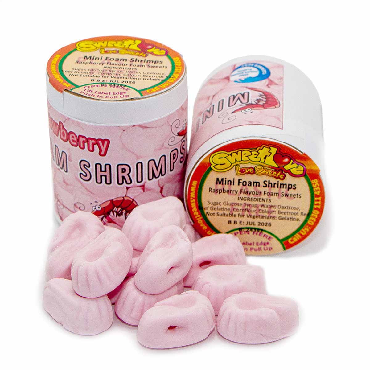 Mini Foam Shrimps.